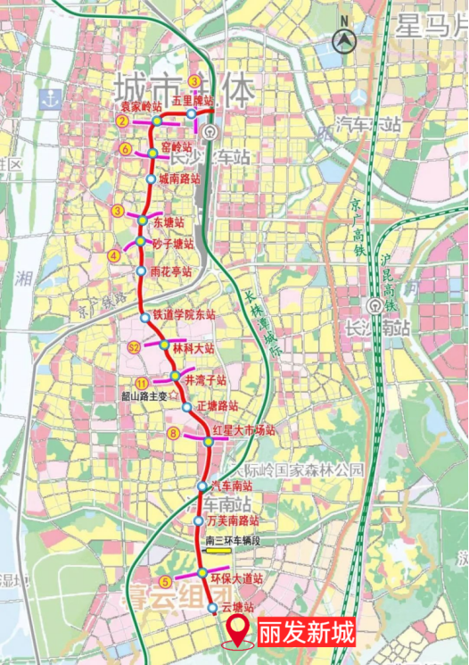 长沙地铁5号线最新线路图全览解析